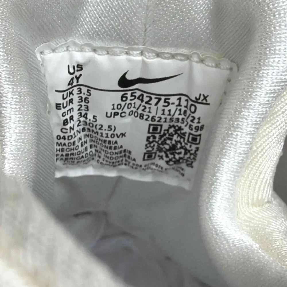 Nike Huarache Run GS “White / Pure Platinum” – 654275-110 | 4Y/5.5W